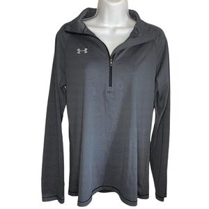 Under Armour Women's Microstripe 1/4 Zip long sleeve shirt pullover